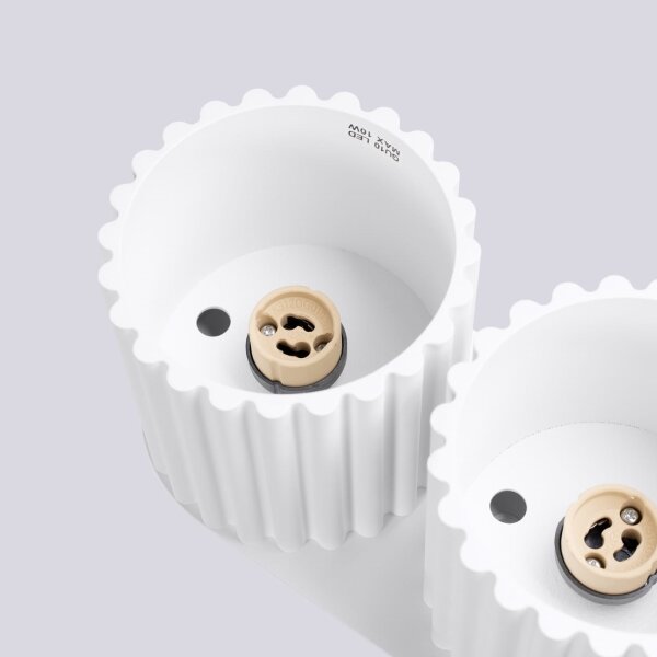 Sollux SL.1780 - Spot AURA 2xGU10/10W/230V alb