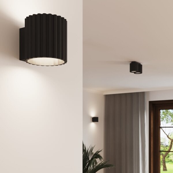 Sollux SL.1785 - Spot AURA 2xGU10/10W/230V, negru