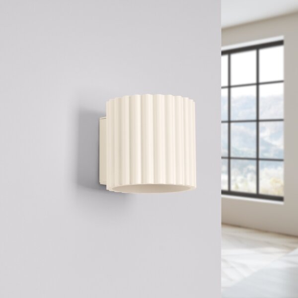 Sollux SL.1791 - Aplică de perete AURA, 1 x G9, 10 W, 230 V, crem