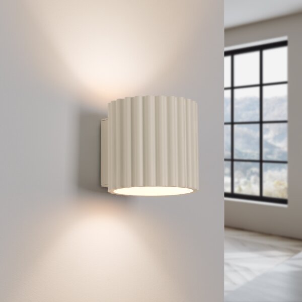 Sollux SL.1791 - Aplică de perete AURA, 1 x G9, 10 W, 230 V, crem