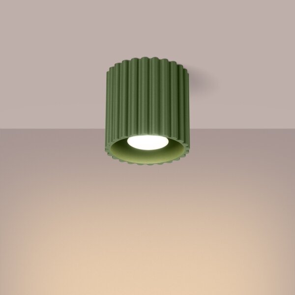 Sollux SL.1794 - Spot AURA 1xGU10/10W/230V, 10 cm, verde