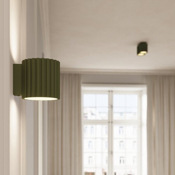 Sollux SL.1796 - Aplica de perete AURA 1xG9/10W/230V verde