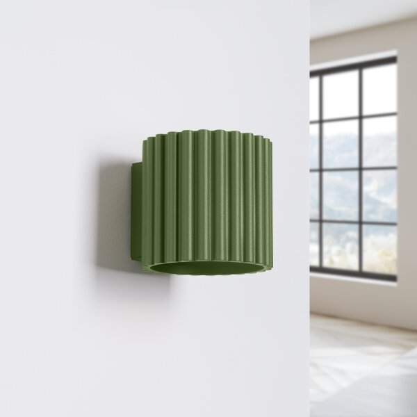 Sollux SL.1796 - Aplica de perete AURA 1xG9/10W/230V verde