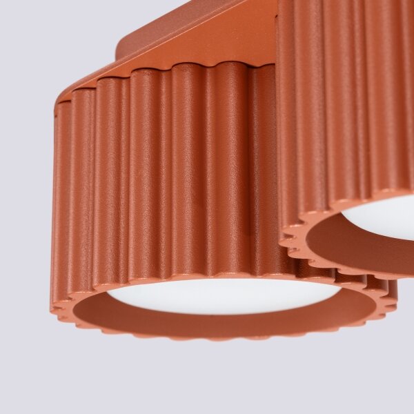 Sollux SL.1803 - Lampă spot AURA 2xGX53/10W/230V portocalie