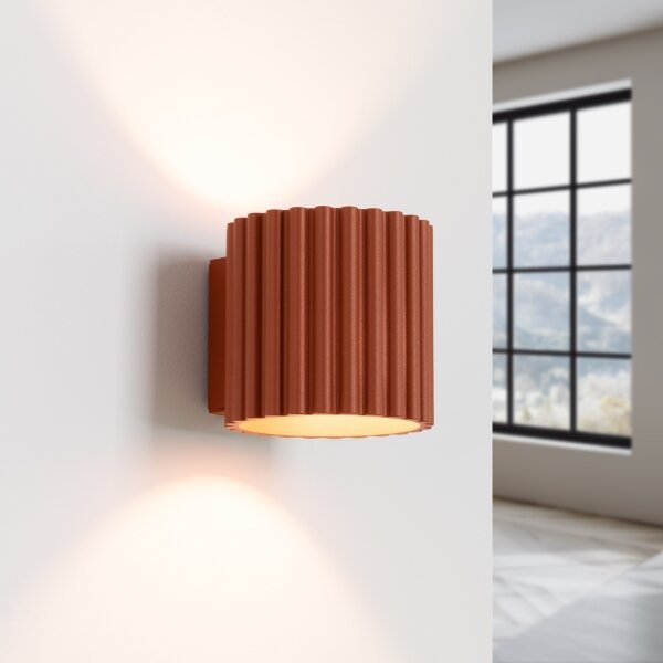 Aplica de perete AURA Sollux SL.1801, 1xG9/10W/230V, portocalie