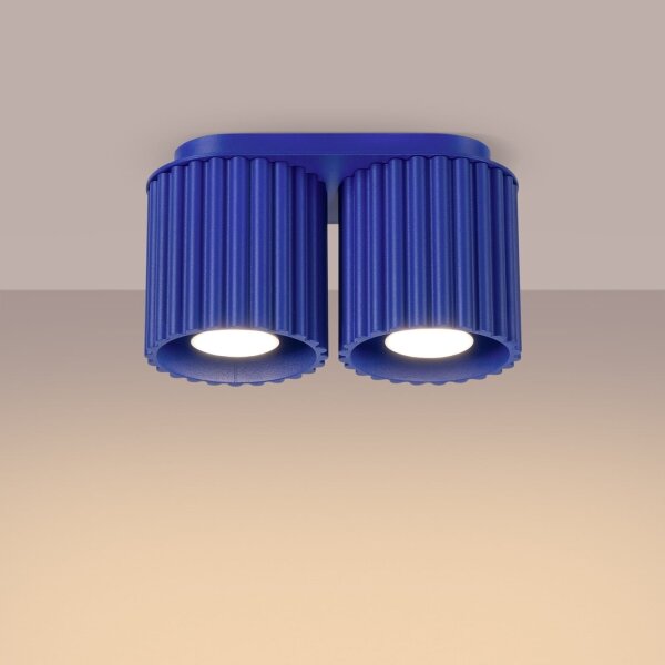 Sollux SL.1810 - Spot AURA 2xGU10/10W/230V albastru
