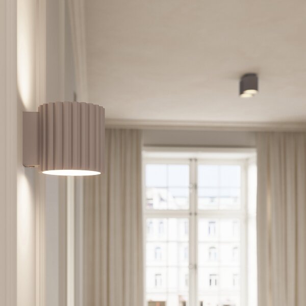 Sollux SL.1816 - Aplica de perete AURA 1xG9/10W/230V taupe