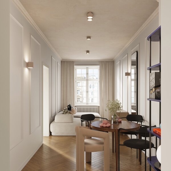 Sollux SL.1818 - Spot AURA cu 2 socluri GX53, 10 W, 230 V, taupe