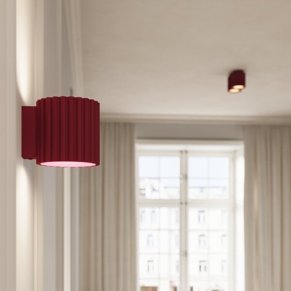 Sollux SL.1820 - Spot AURA 2x GU10/10W/230V, roșu