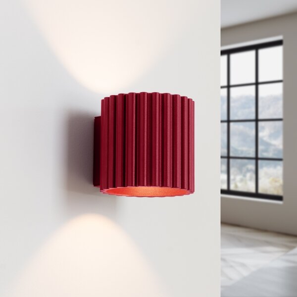 Sollux SL.1821 - Aplica de perete AURA 1xG9/10W/230V roșie
