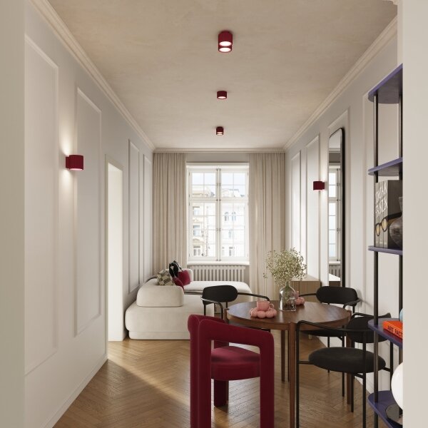 Sollux SL.1823 - Spot AURA 2xGX53/10W/230V, roșu
