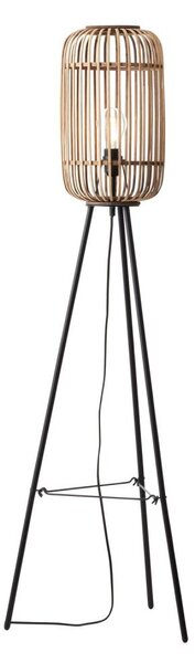 Brilliant - Lampă de podea WOODROW, 1xE27/60W/230V, din bambus