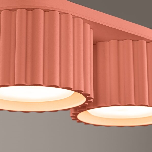 Sollux SL.1828 - Lampă spot AURA, 2x GX53, 10W, 230V, roz