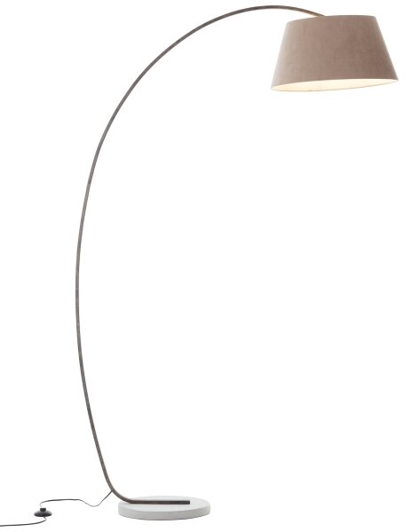 Brilliant - Lampă de podea BROK 1xE27/60W/230V taupe