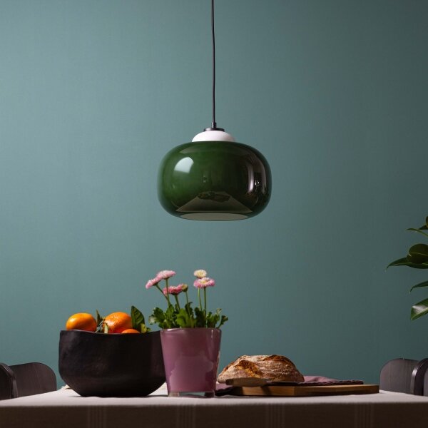 Brilliant - Pendul pe cablu BLOP, 1xE27/60W/230V, verde