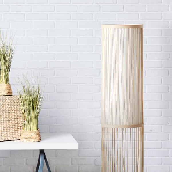 Brilliant - Lampă de podea NORI 1xE27/40W/230V bambus