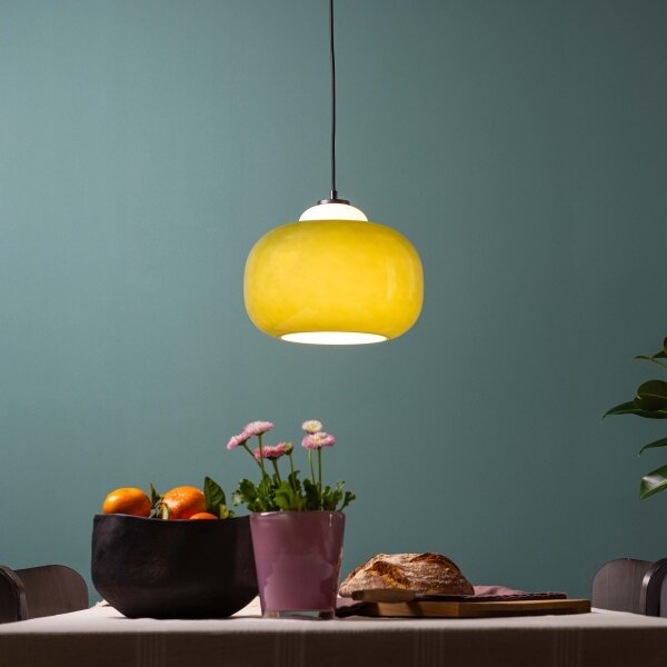 Brilliant - Pendul pe cablu BLOP, 1xE27/60W/230V, verde