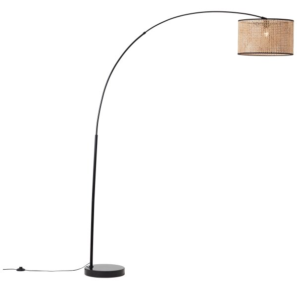 Brilliant - Lampadar WILEY 1xE27/60W/230V negru/bej