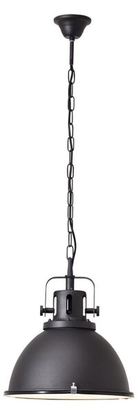 Brilliant - Lustră suspendată pe lanț JESPER GLAS 1xE27/60W/230V negru