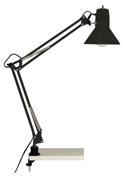 Brilliant - Lampă de birou HOBBY cu clemă, 1xE27/40W/230V, neagră