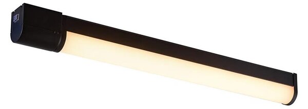 Nordlux - Lumină LED pentru oglindă de baie cu priză, 15W, 230V, IP44, 68,4 cm, negru