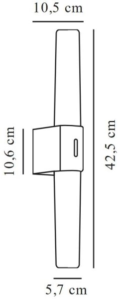 Nordlux - Corp de iluminat LED pentru oglindă de baie HELVA LED/9W/230V IP44