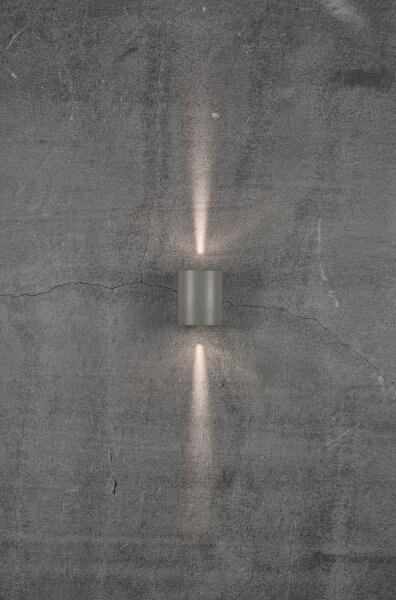 Nordlux - Aplică LED de exterior CANTO 2xLED/5,5W/230V IP44 gri