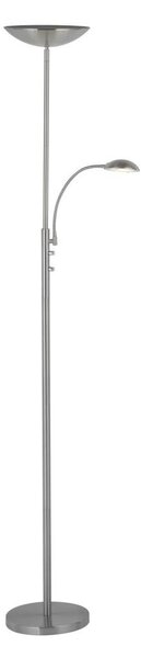 Brilliant - Lampă de podea LED dimabilă ROSANNA 2xLED/13W/230V crom mat