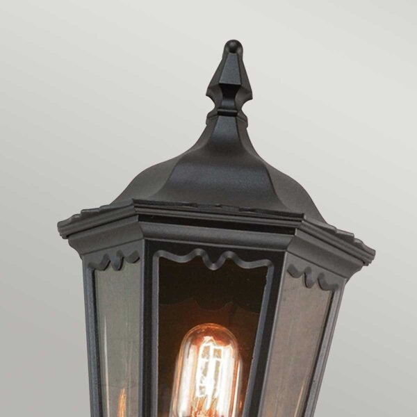 Elstead MD7-BLACK - Aplica de perete pentru exterior MEDSTEAD 1xE27/60W/230V IP44, neagră