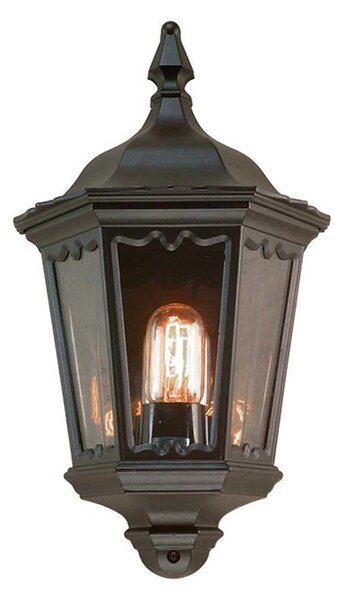 Elstead MD7-BLACK - Aplica de perete pentru exterior MEDSTEAD 1xE27/60W/230V IP44, neagră