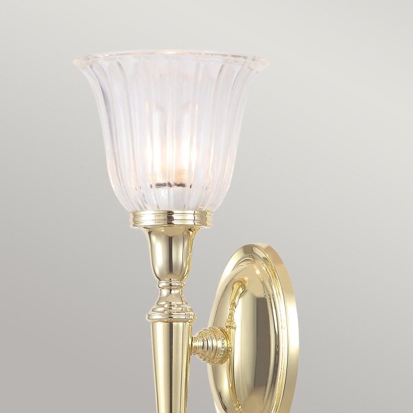 Elstead BATH-DRYDEN1-PB-LED Aplica de perete pentru baie DRYDEN, 1x G9, 3W, 230V, IP44, auriu