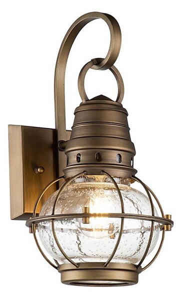 Kichler KL-BRIDGEPOINT-S-NBR - Aplica de exterior BRIDGEPOINT 1xE27/60W/230V IP44
