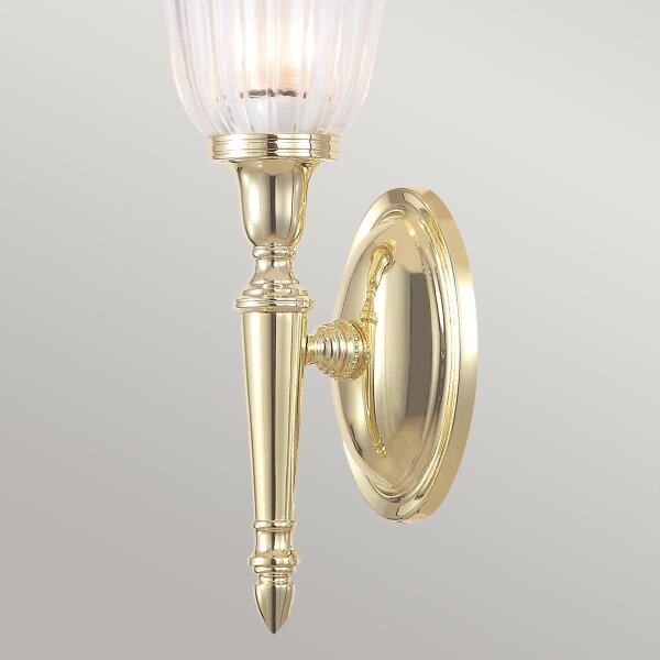 Elstead BATH-DRYDEN1-PB-LED Aplica de perete pentru baie DRYDEN, 1x G9, 3W, 230V, IP44, auriu