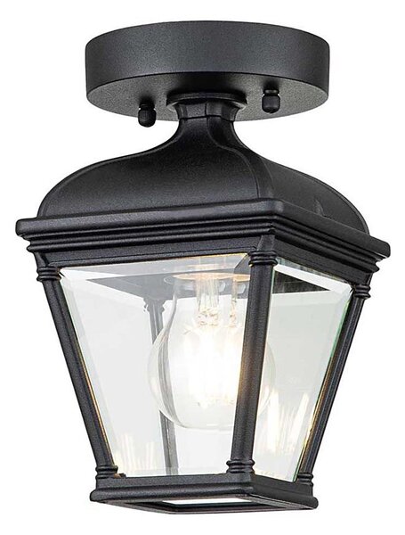 Elstead BAYVIEW-PORCH-BK - Plafonieră de exterior BAYVIEW, 1xE27/60W/230V, IP44