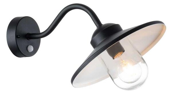 Elstead KLAMPENBORG-PIR-BK – corp de iluminat exterior cu senzor KLAMPENBORG 1xE27/60W/230V IP44