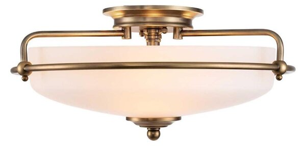 Quoizel QZ-GRIFFIN-F-WS - Plafonieră GRIFFIN 3xE27/60W/230V, bronz