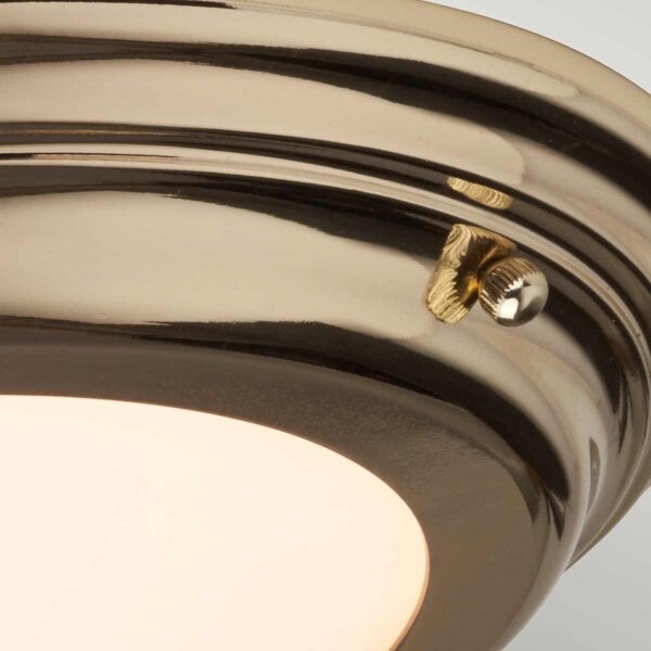 Elstead WELLAND-F-PB - Plafonieră LED WELLAND LED/25W/230V 3000K, finisaj auriu