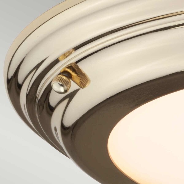 Elstead WELLAND-F-PB - Plafonieră LED WELLAND LED/25W/230V 3000K, finisaj auriu