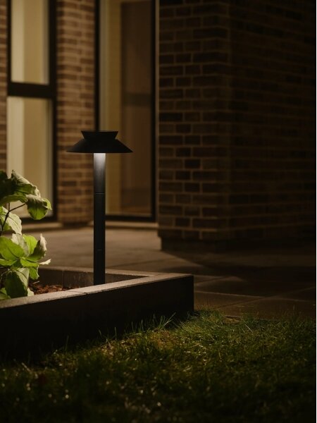 Nordlux - Lampă solară LED cu senzor LED/5W/3,7V IP44 neagră 60 cm