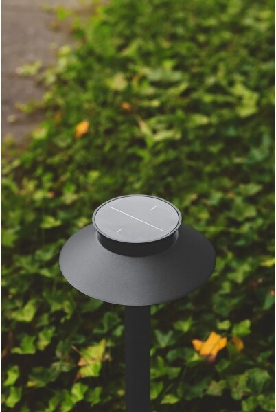 Nordlux - Lampă solară LED cu senzor LED/5W/3,7V IP44 neagră 60 cm