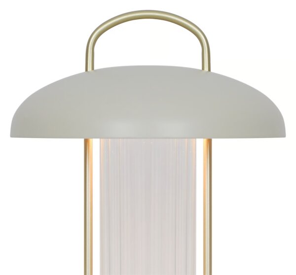Nordlux - Lampă de masă tactilă reîncărcabilă dimabilă MIRANO LED/3W/3,7V, bej