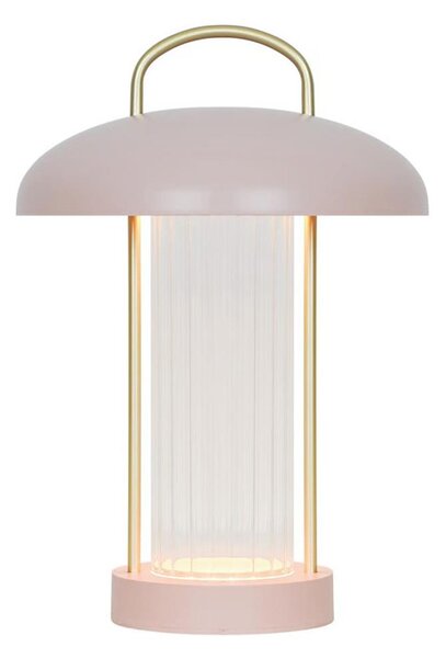 Nordlux - Lampă de birou tactilă LED reîncărcabilă MIRANO, dimabilă, 3W/3,7V, roz