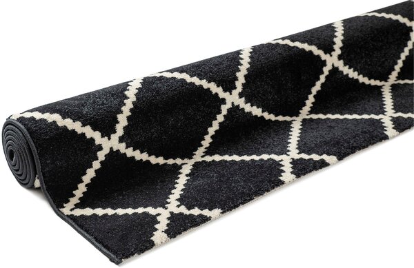 Covor Arvid Andas negru 80/150 cm