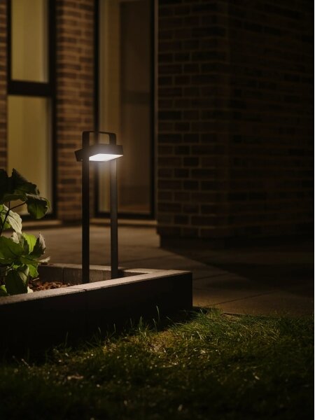 Nordlux - Lampă solară LED SAULIO, 4,45 W, 3,7 V, IP44, 2000 mAh, 60 cm