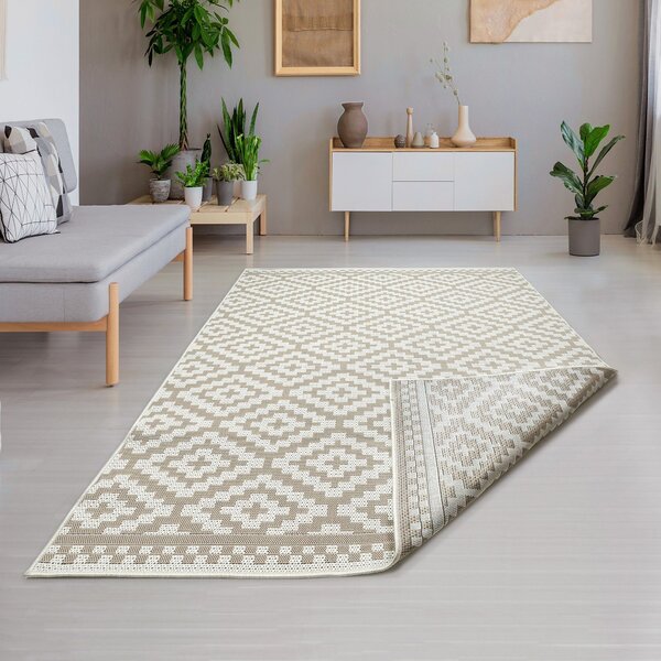 Covor Ramona maro-alb 60/110 cm