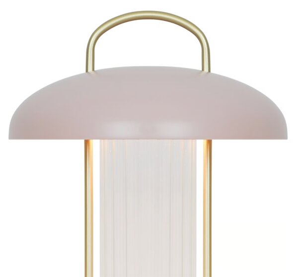 Nordlux - Lampă de birou tactilă LED reîncărcabilă MIRANO, dimabilă, 3W/3,7V, roz
