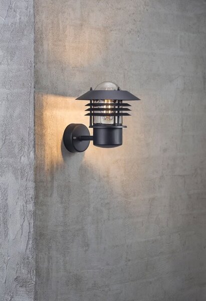 Nordlux - Aplică de perete pentru exterior VEJERS 1xE27/60W/230V IP54 negru