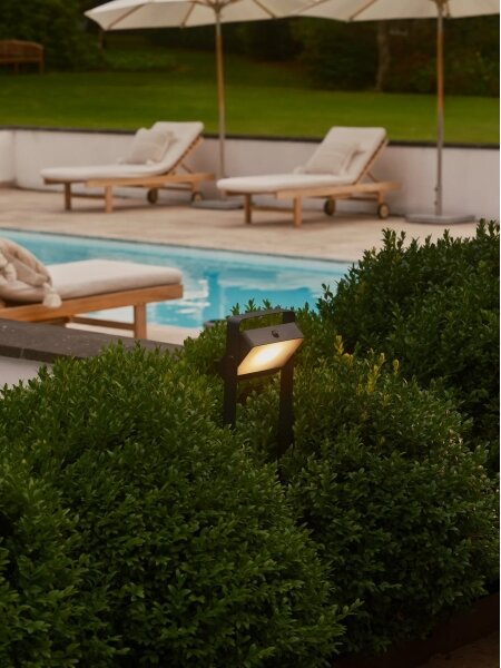 Nordlux - Lampă solară LED SAULIO, 4,45 W, 3,7 V, IP44, 2000 mAh, 60 cm