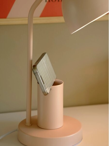 Nordlux - Lampă de masă DEVONE 1xE27/15W/230V roz