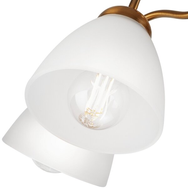 Lustră aplicată MIRANDA 1xE27/60W/230V aurie